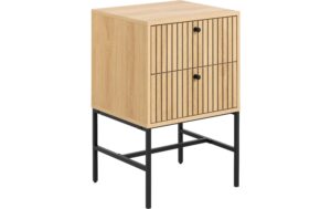 AC Design Beistelltisch Albany MDF/Stahl, 45.6x40x70 cm
