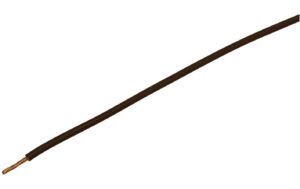 Steffen T-Litze 2.5mm2, braun, 100m CU blank, Isolation PVC