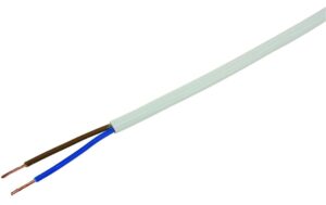 Installationskabel TD 2x 1.0mm2 weiss, 20m