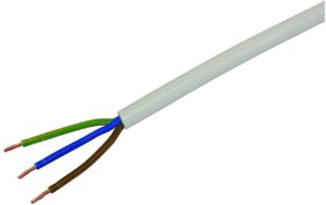 Installationskabel TD 3x 1.5mm2 weiss, 20m