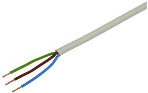 Installationskabel TD 3x 0.75mm2 weiss, 20m