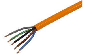 Installationskabel PUR 5x2.5mm2 orange, 33m