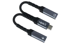 1822535 - Mediatech onit Prem 2-in-1 Audio Adapter C to Dual C 60W / Schwarz / Digital kaufen Schweiz | Mediatech.ch