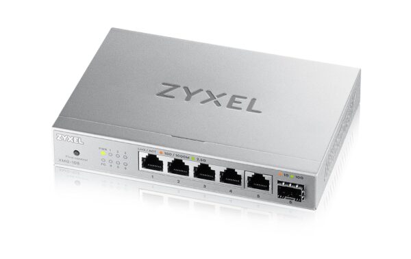 Zyxel XMG-105 unmanaged 5x 1/2.5 GbE, lüfterlos kaufen Schweiz | Mediatech.ch