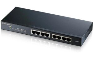 1822567 - Mediatech ZyXEL GS1900-8 v2, 8Port-Switch, Gigabit, Rack 19, Web-managed, internes NT kaufen Schweiz | Mediatech.ch
