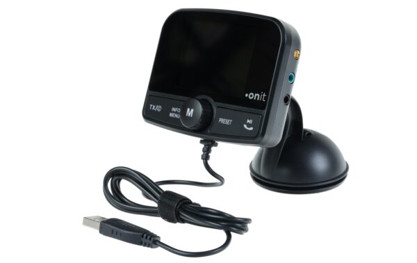 onit DAB-FM-Transmitter Media&Assist DAB&DAB+/2.4TFT/RDS/BT/TFcard/AUXout