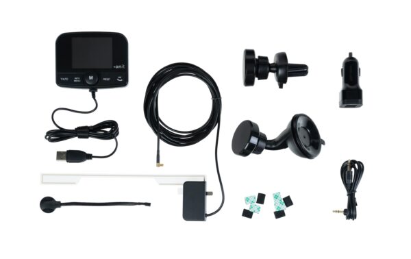 onit DAB-FM-Transmitter Media&Assist DAB&DAB+/2.4TFT/RDS/BT/TFcard/AUXout