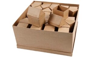 Creativ Company Pappschachteln Häuser 40 Stück, 10.5 x 6 x 8.5 cm
