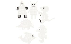 Creativ Company Sickkarton Roboter & Tiere 18 Blatt