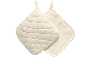 Creativ Company Topflappen natur 4 Stück, 20 x 20 cm
