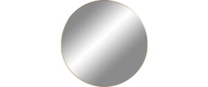 House Nordic Wandspiegel Jersey D: 40 cm, Stahl, Messing