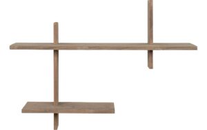 House Nordic Wandregal Ovada, Holz 60x15x44 cm, Kiefernholz