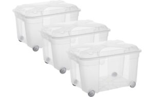 Rotho Set Box Roller4 EASY 3 tlg. 60 x 40 x 56