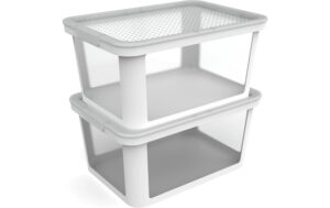 Rotho Set Box mit Stülpdeckel 45 l ALBRIS 2 tlg., 57 x 39,2 x 32