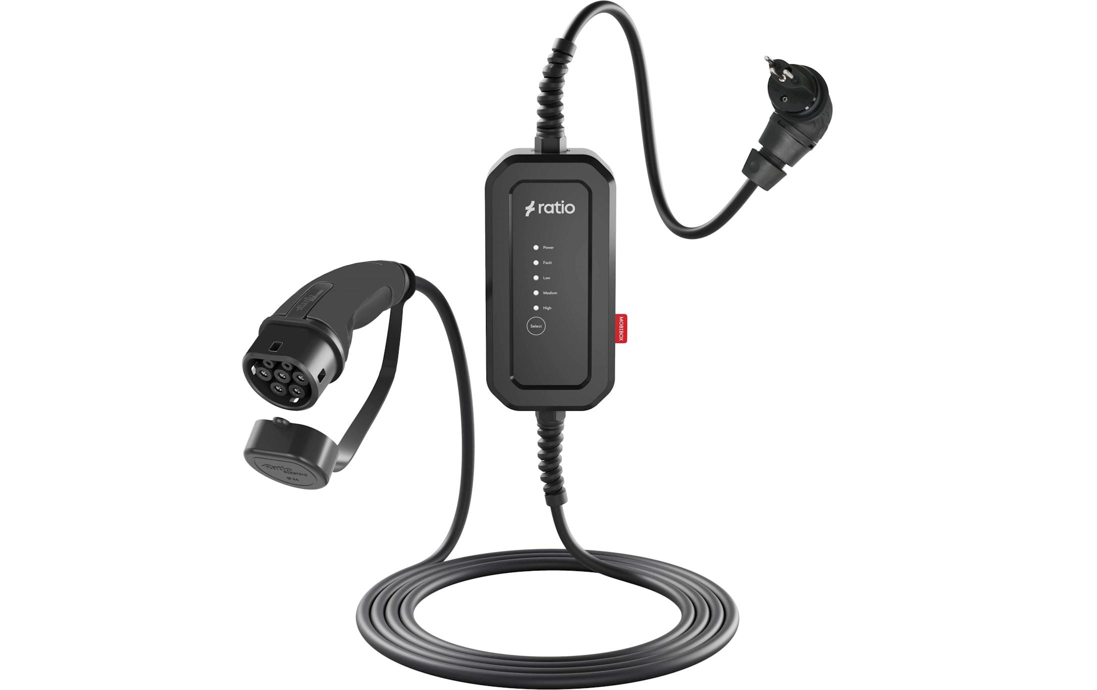 1828844_1 - Mediatech Ratio Electric Notladekabel T13 - Typ 2 6/7/8A einstellbar, IP 66