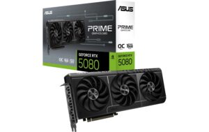 ASUS PRIME RTX5080 O16G, GDDR7 GeForce RTX5080, 3x DP, 1x HDMI