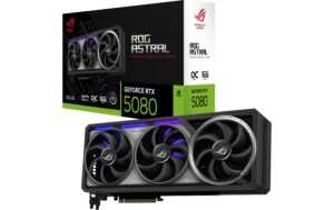 ASUS ROG ASTRAL RTX5080 O16G, GDDR7 GeForce RTX5080, 3x DP, 2x HDMI