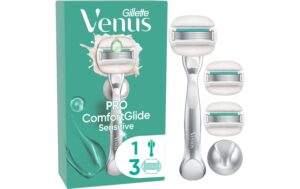 Gillette Venus Pro ComfortGlide Sensitive 3er + Handstück