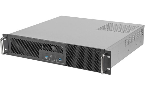 Silverstone SST-RM23-502-MINI Servergeh. 2HE, PS2 (ATX), 2x 3.5, 1x 2.5