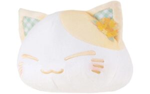 Plüsch Nemuneko Flower Pattern Ear Decoration Gelb