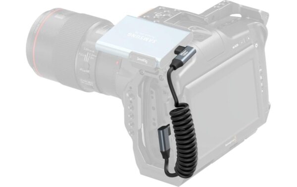 1832737_3 - Mediatech SmallRig USB-C Coiled Data Cable Angled to Angled