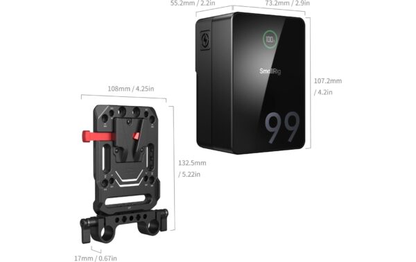 SmallRig VB99 Pro mini V Mount Battery KIT Kit