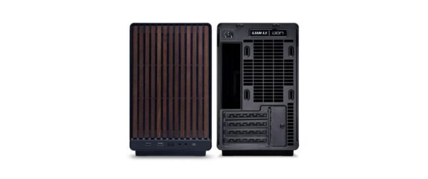 Lian Li DAN CASES A3-mATX Wood Edition BL Micro-ATX Gehäuse, Walnuss, Schwarz