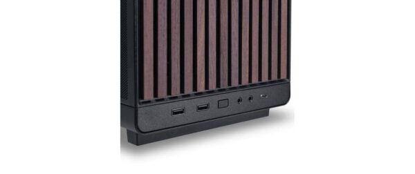Lian Li DAN CASES A3-mATX Wood Edition BL Micro-ATX Gehäuse, Walnuss, Schwarz
