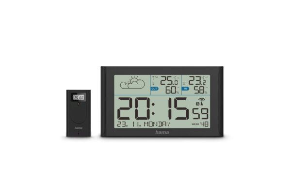 Hama Wetterstation Sylt Funk, Wecker, Schwarz kaufen Schweiz | Mediatech.ch