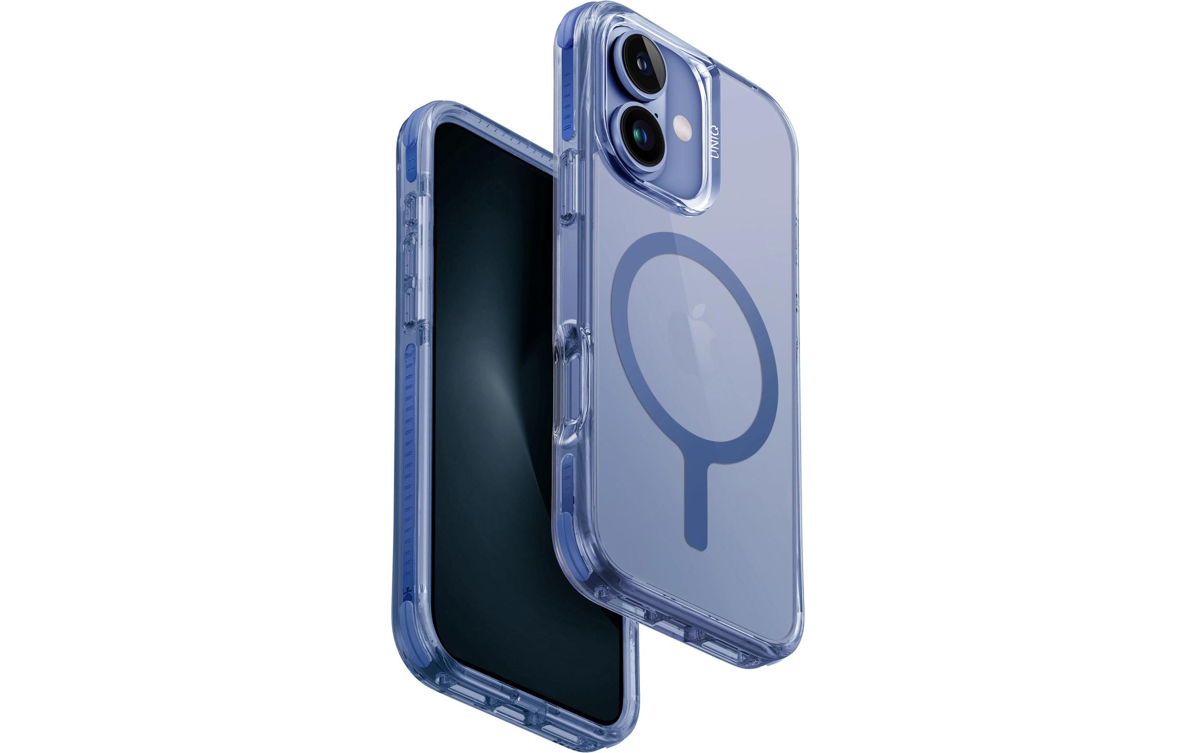 1836068_1 - Mediatech UNIQ Combat Hybrid Iphone 16 Maglick Blau Case Passend zum Apple Iphone 16