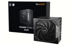 Netzteil be quiet! Power Zone 2, 850W 80+ Plat, 140mm Lüfter, ATX 3.1, 7xSATA