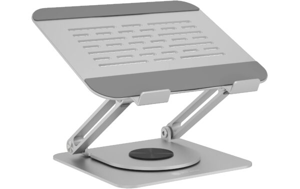 Icy Bo Tablet und Notebook Halter IB-NH300- höhenverstellbar, rutschfest, rotierbar,Alu