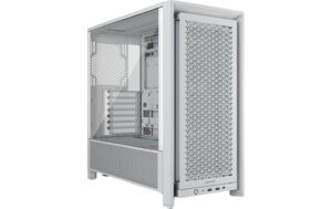 Corsair Midi Tower Frame 4000D RS Weiss 4x 3.5, 2x 2.5, 2x USB-A, 1x USB-C