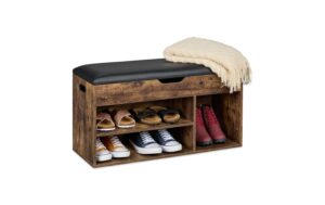 relaxdays Schuhregal mit Sitzfläche MDF China kaufen Schweiz | Mediatech.ch