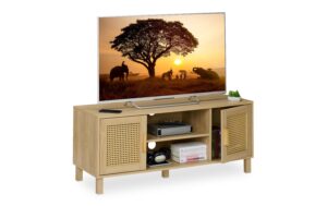 relaxdays TV Möbel Rattan Design MDF China kaufen Schweiz | Mediatech.ch