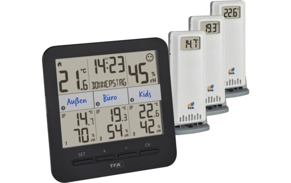 1837966 - Mediatech TFA Dostmann KLIMA@HOME 2 Funk-Thermo-Hygrometer ohne Batterie kaufen | Mediatech.ch