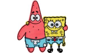 Monoquick Aufbügelbild Midi Spongebob, 7 x 6.7 cm