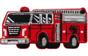 Monoquick Aufbügelbild Midi Feuerwehrwagen 3.3 x 7 cm