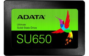SSD Adata Flash SU650 3D, 1TB, 2.5, Ret SATA3, lesen 520, schreiben 450
