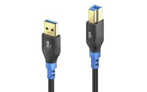 FlexInstall USB3.2 Kabel Typ A-B,  1.5m 5Gbps, 10W, USB3.2 Gen1