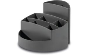HAN Stifteköcher Rondo Karma 9 Fächer, recyceltes Material, grau