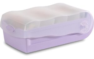 HAN Karteibox Croco A7 5 Stützen, 100 Karten, pastell lila