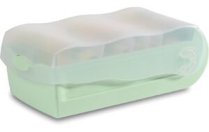 HAN Karteibox Croco A7 5 Stützen, 100 Karten, grün