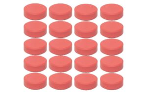 Maul Facetterand-Magnet MAULpro Recycling Ø 29 mm 20 Stück, Rot