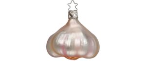 Inge Weihnachtskugel Knoblauch Glas, H: 6 cm, mundgeblasen