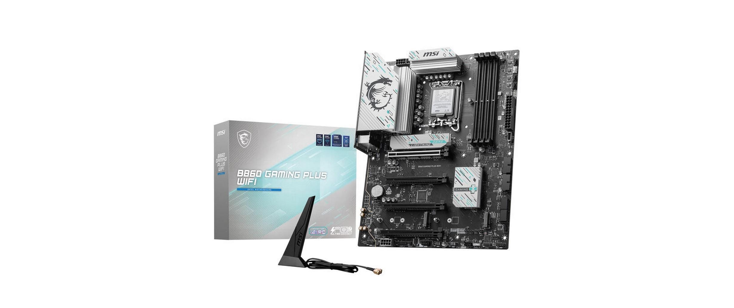 MSI B860 GAMING PLUS WIFI, LGA1851, ATX Intel B860, 4x DDR5, PCIe 5.0, HDMI, DP kaufen Schweiz | Mediatech.ch