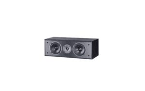 Magnat Centerlautsprecher MONITOR S12C Schwarz, 2-Wege, Doppelbass-Bestückung