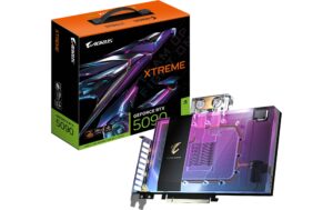 Gigabyte RTX5090 AORUS XT WATERF WB 32G GeForce RTX5090, 3x DP, 1x HDMI