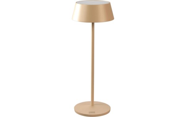 Konstsmide Menton USB-Tischleuchte Sand LED 2200/2700K, Dimmbar / IP54