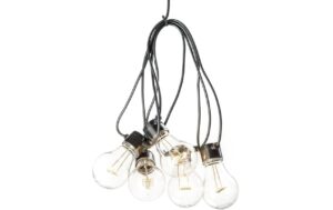 Konstsmide LED Party Lichterkette klar 10x LED Bernstein-Dioden, IP55-Stecker